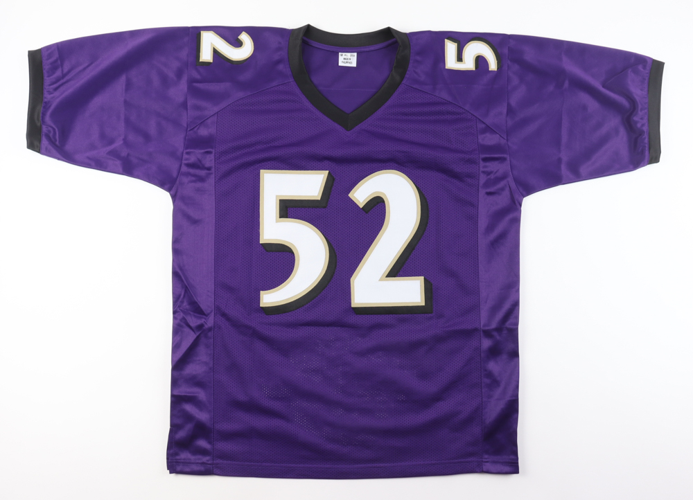 Ray Lewis Signed Career Highlight Stat Jersey (Beckett) at PristineAuction.com Ray Lewis Signed Career Highlight Stat Jersey (Beckett) at PristineAuction.com