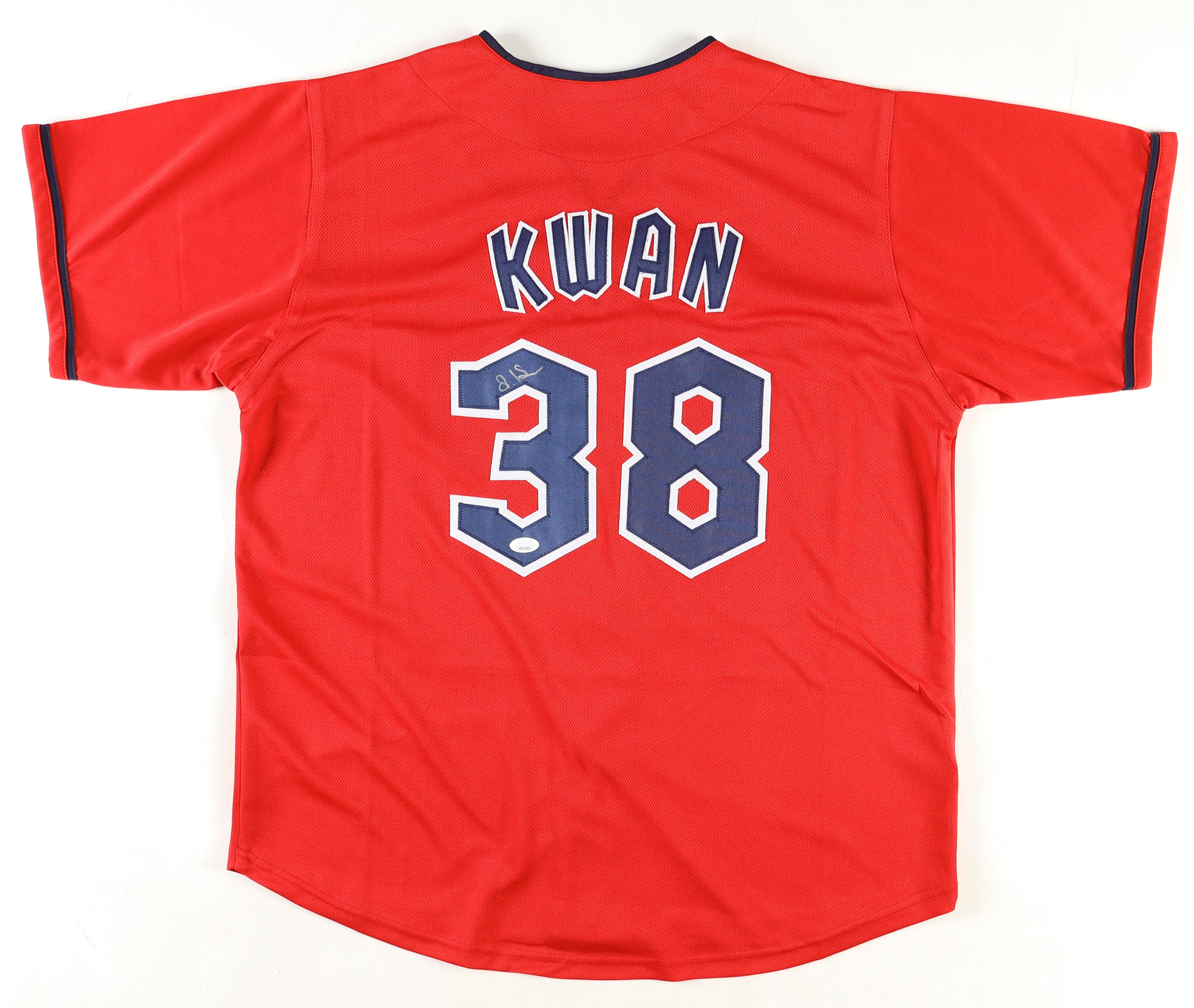 Steven Kwan Signed Jersey (JSA) at PristineAuction.com Steven Kwan Signed Jersey (JSA) at PristineAuction.com