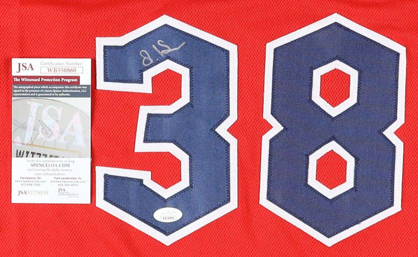 Steven Kwan Signed Jersey (JSA) at PristineAuction.com Steven Kwan Signed Jersey (JSA) at PristineAuction.com