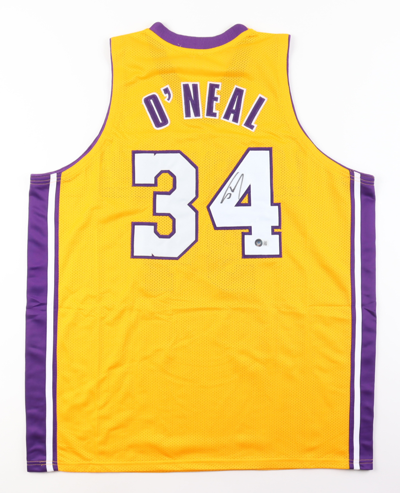 Shaquille O'Neal Signed Jersey (Beckett) at PristineAuction.com Shaquille O'Neal Signed Jersey (Beckett) at PristineAuction.com