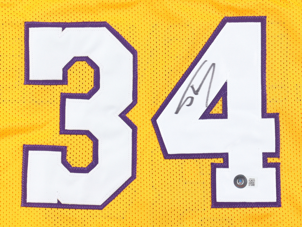 Shaquille O'Neal Signed Jersey (Beckett) at PristineAuction.com Shaquille O'Neal Signed Jersey (Beckett) at PristineAuction.com