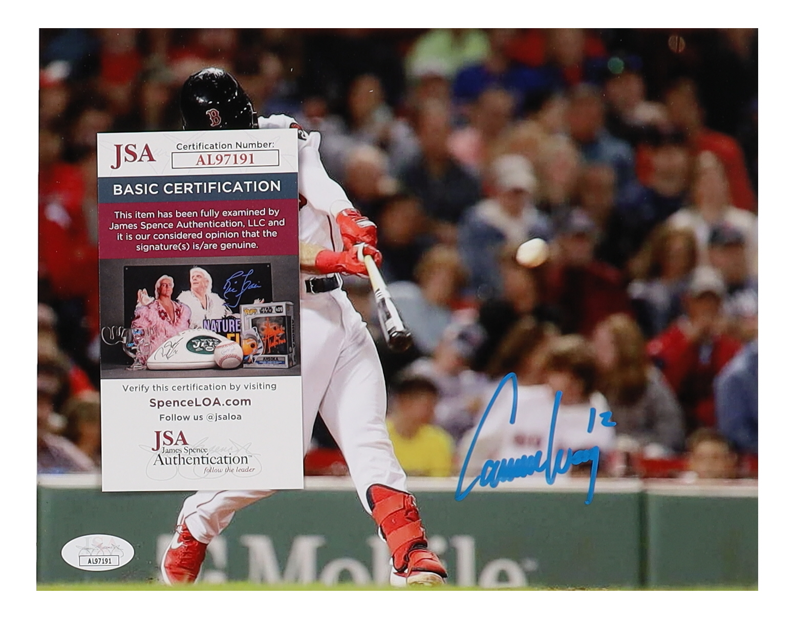 Connor Wong Signed Red Sox 8x10 Photo (JSA) at PristineAuction.com Connor Wong Signed Red Sox 8x10 Photo (JSA) at PristineAuction.com