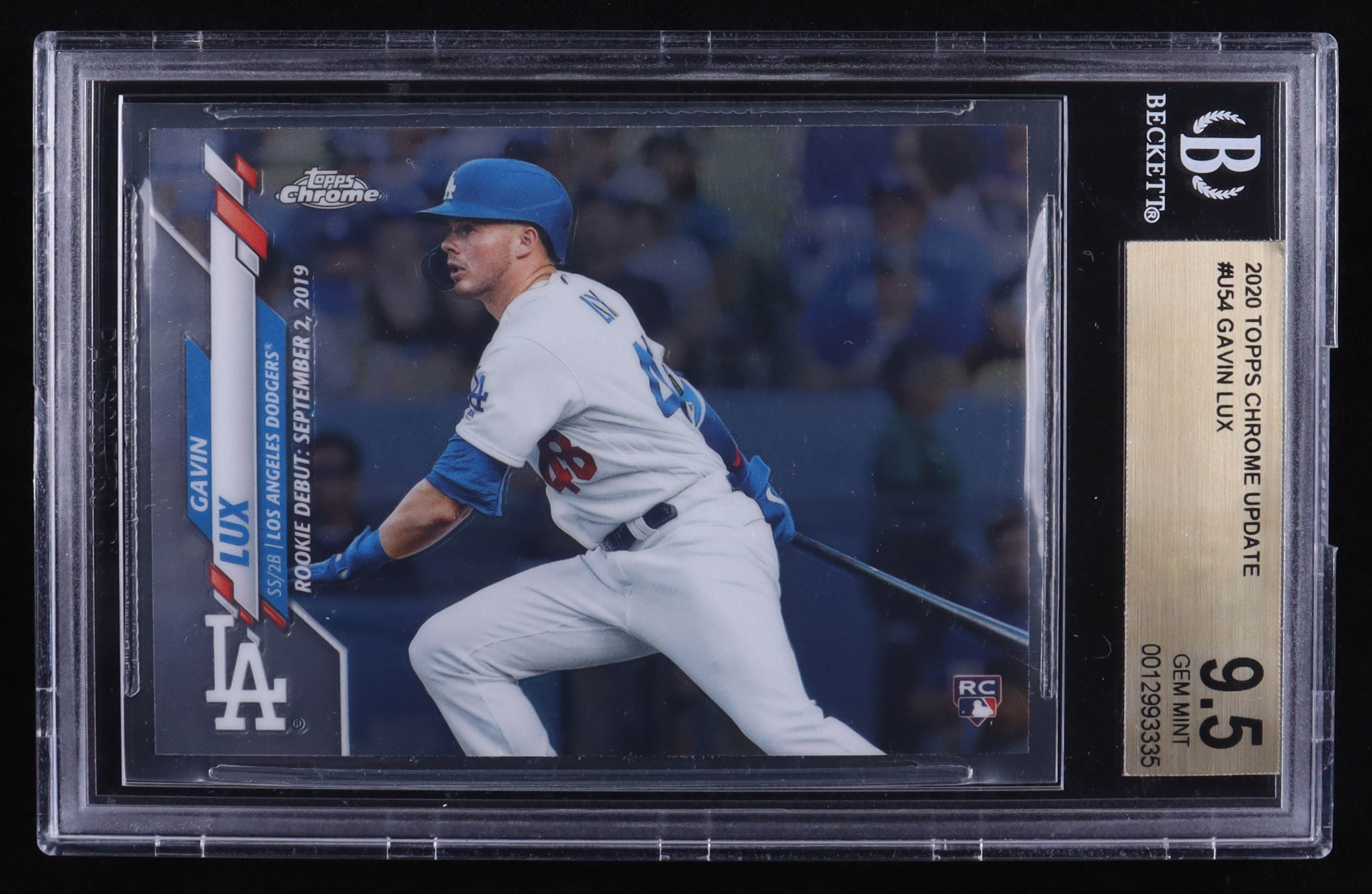 Gavin Lux 2020 Topps Chrome Update #U54 RC (BGS 9.5) at PristineAuction.com Gavin Lux 2020 Topps Chrome Update #U54 RC (BGS 9.5) at PristineAuction.com