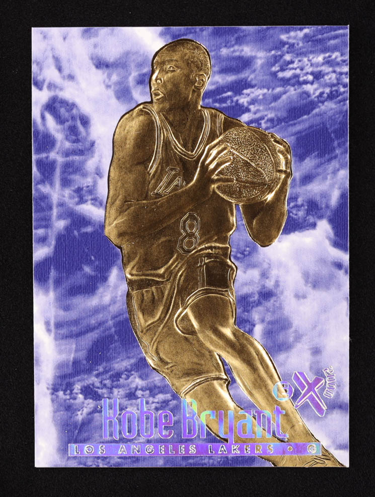 Kobe Bryant 1996-97 Skybox E-X2000 Sky Blue 23Kt Gold RC #7302 at PristineAuction.com Kobe Bryant 1996-97 Skybox E-X2000 Sky Blue 23Kt Gold RC #7302 at PristineAuction.com