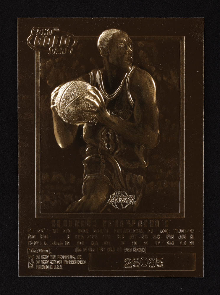 Kobe Bryant 1996-97 E-X2000 Purple Signature 23kt Gold RC #26095 at PristineAuction.com Kobe Bryant 1996-97 E-X2000 Purple Signature 23kt Gold RC #26095 at PristineAuction.com