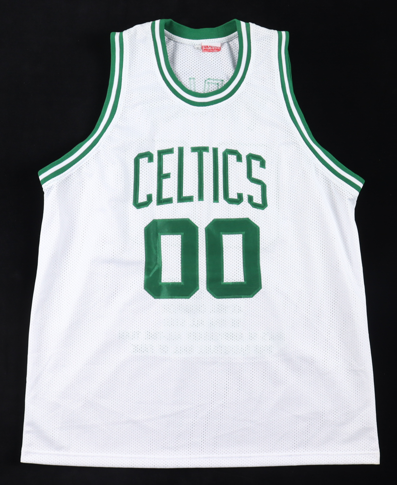 Robert Parish Signed Career Highlight Stat Jersey (JSA) at PristineAuction.com Robert Parish Signed Career Highlight Stat Jersey (JSA) at PristineAuction.com