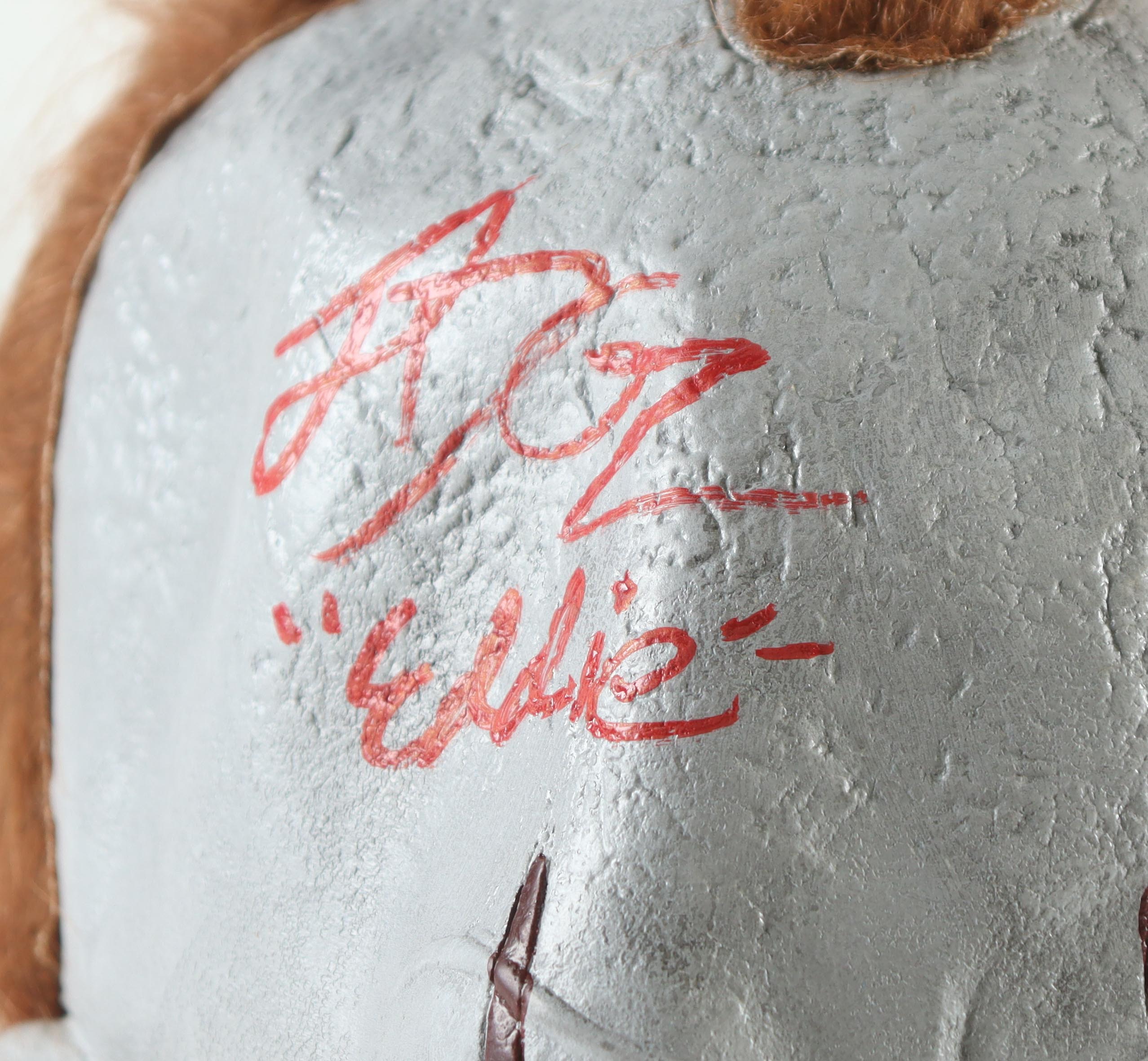 Jack Dylan Signed "IT" Pennywise Mask Inscribed "Eddie" (JSA) at PristineAuction.com Jack Dylan Signed "IT" Pennywise Mask Inscribed "Eddie" (JSA) at PristineAuction.com