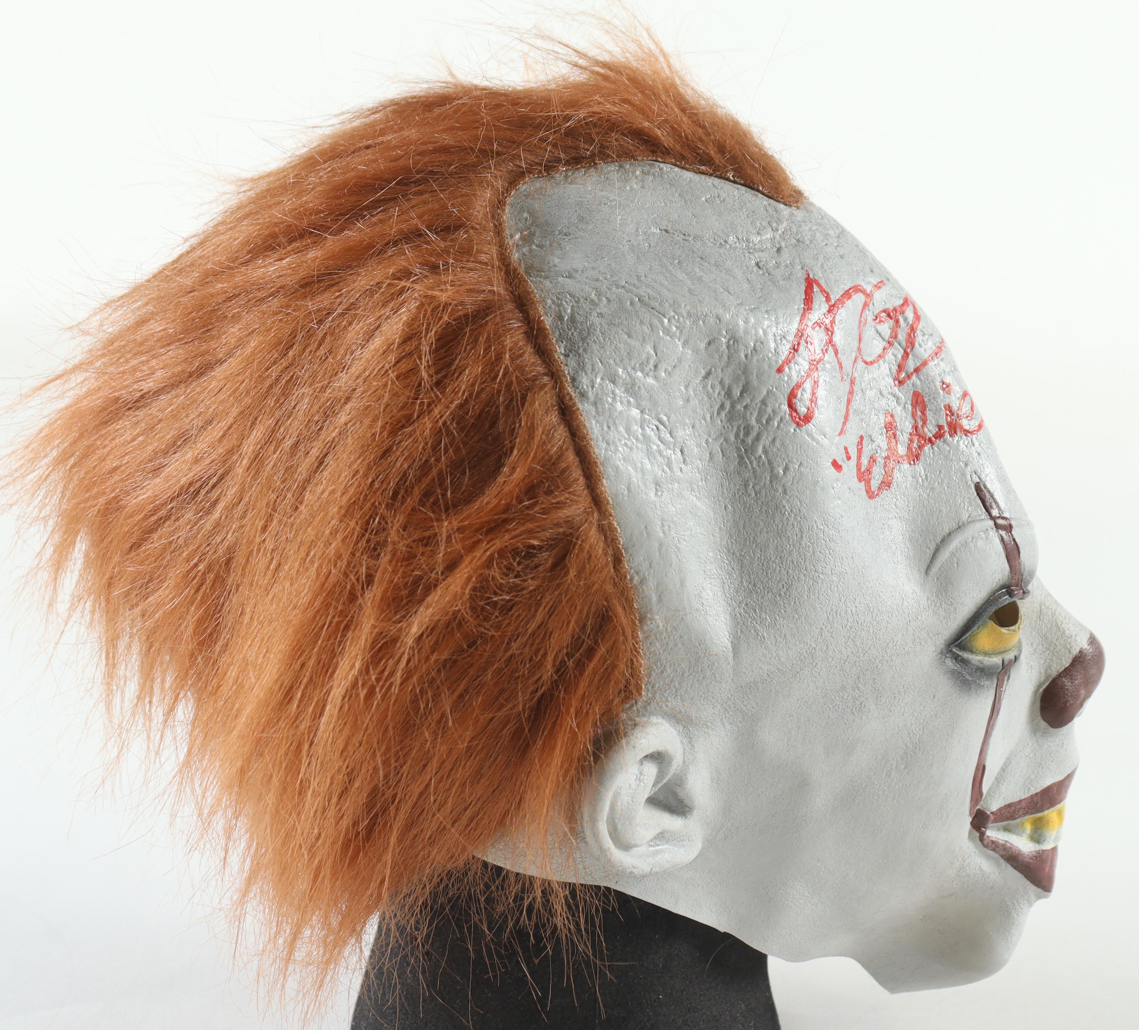 Jack Dylan Signed "IT" Pennywise Mask Inscribed "Eddie" (JSA) at PristineAuction.com Jack Dylan Signed "IT" Pennywise Mask Inscribed "Eddie" (JSA) at PristineAuction.com