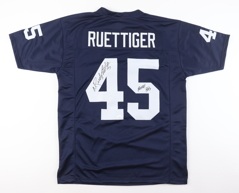 Rudy Ruettiger Signed Jersey Inscribed "Dream Big" (JSA) at PristineAuction.com Rudy Ruettiger Signed Jersey Inscribed "Dream Big" (JSA) at PristineAuction.com