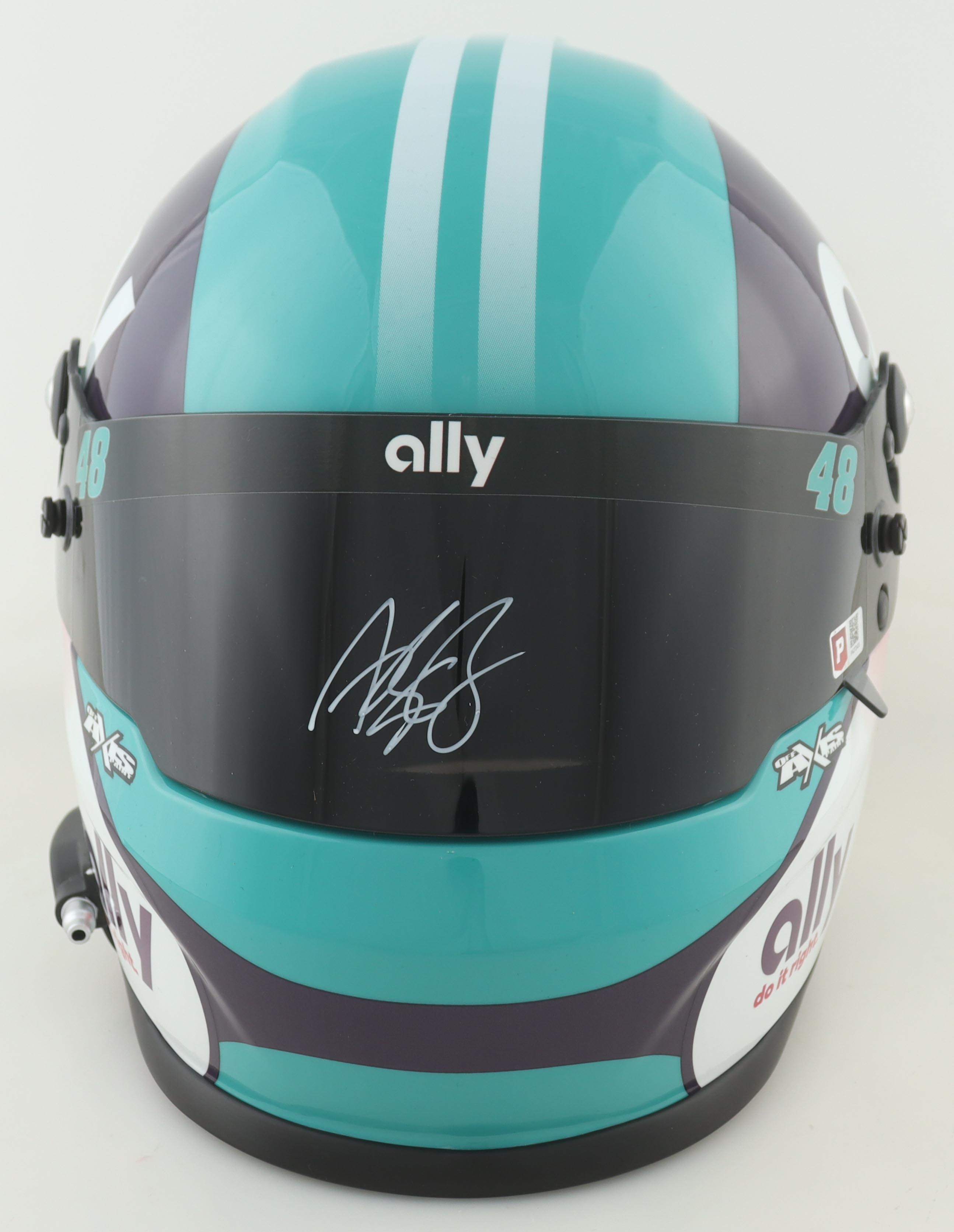 Alex Bowman Signed NASCAR #48 Ally Full-Size Helmet (PA) at PristineAuction.com Alex Bowman Signed NASCAR #48 Ally Full-Size Helmet (PA) at PristineAuction.com