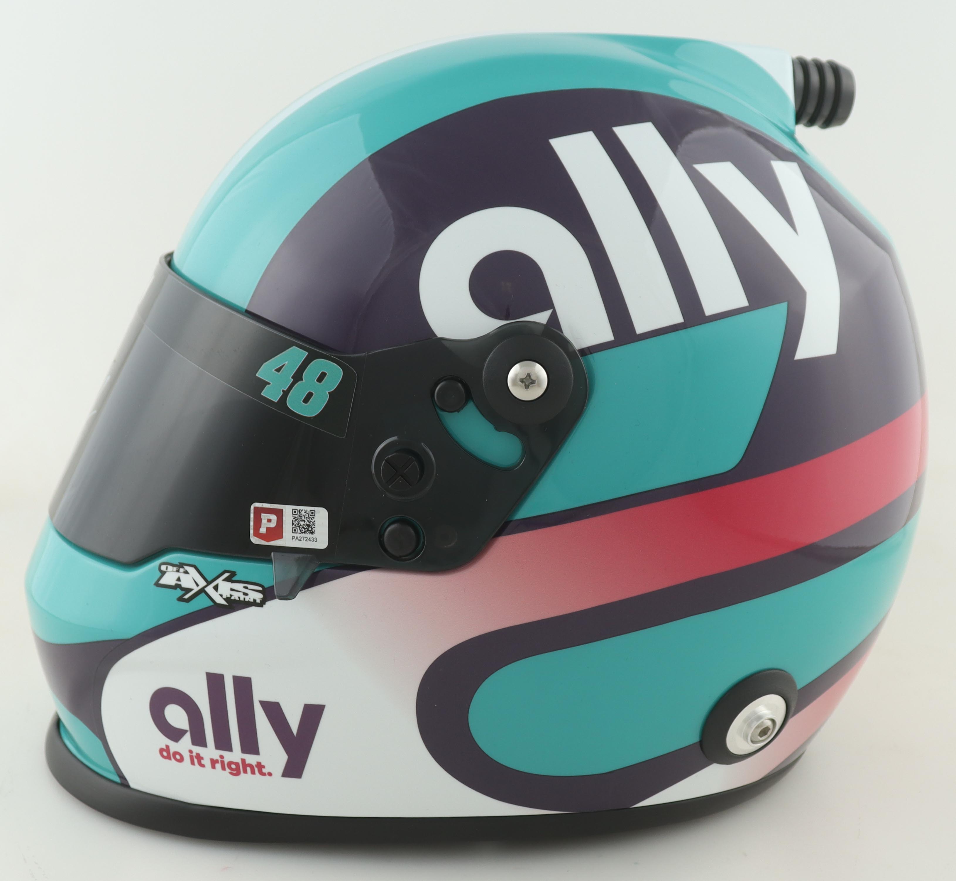 Alex Bowman Signed NASCAR #48 Ally Full-Size Helmet (PA) at PristineAuction.com Alex Bowman Signed NASCAR #48 Ally Full-Size Helmet (PA) at PristineAuction.com