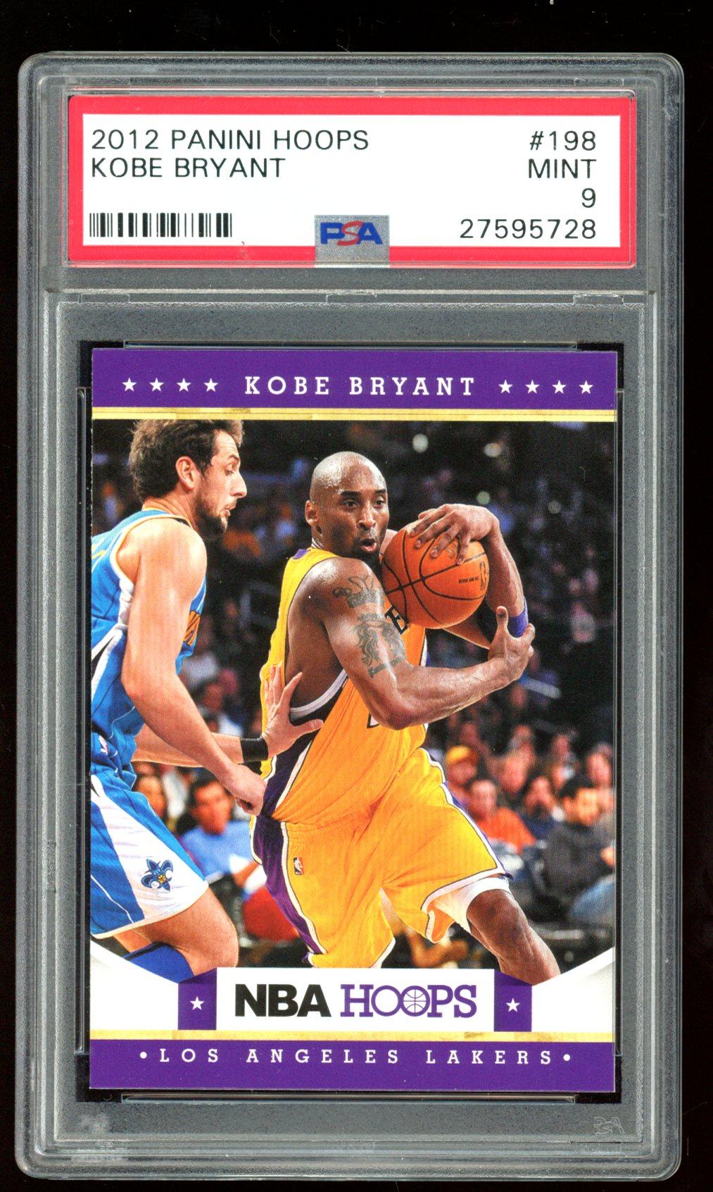 Kobe Bryant 2012 Panini Hoops #198 (PSA 9) at PristineAuction.com Kobe Bryant 2012 Panini Hoops #198 (PSA 9) at PristineAuction.com