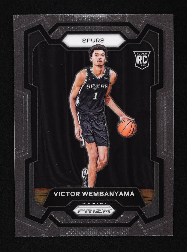 Victor Wembanyama 2023-24 Panini Prizm #136 RC at PristineAuction.com Victor Wembanyama 2023-24 Panini Prizm #136 RC at PristineAuction.com