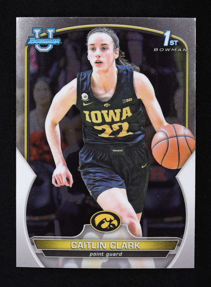 Caitlin Clark 2022-23 Bowman Chrome University #50 RC at PristineAuction.com Caitlin Clark 2022-23 Bowman Chrome University #50 RC at PristineAuction.com