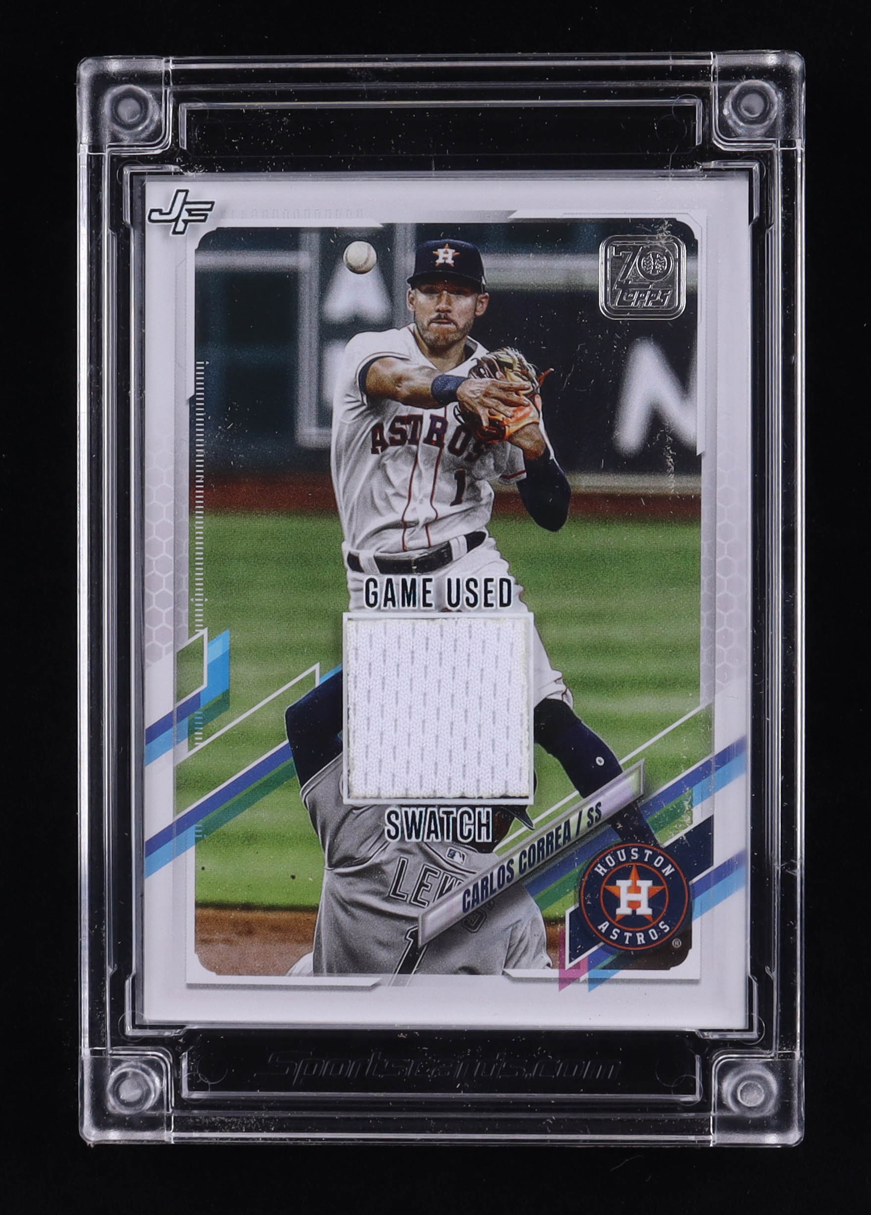 Carlos Correa 2022 Jersey Fusion Game Used Swatch #CC19 at PristineAuction.com Carlos Correa 2022 Jersey Fusion Game Used Swatch #CC19 at PristineAuction.com