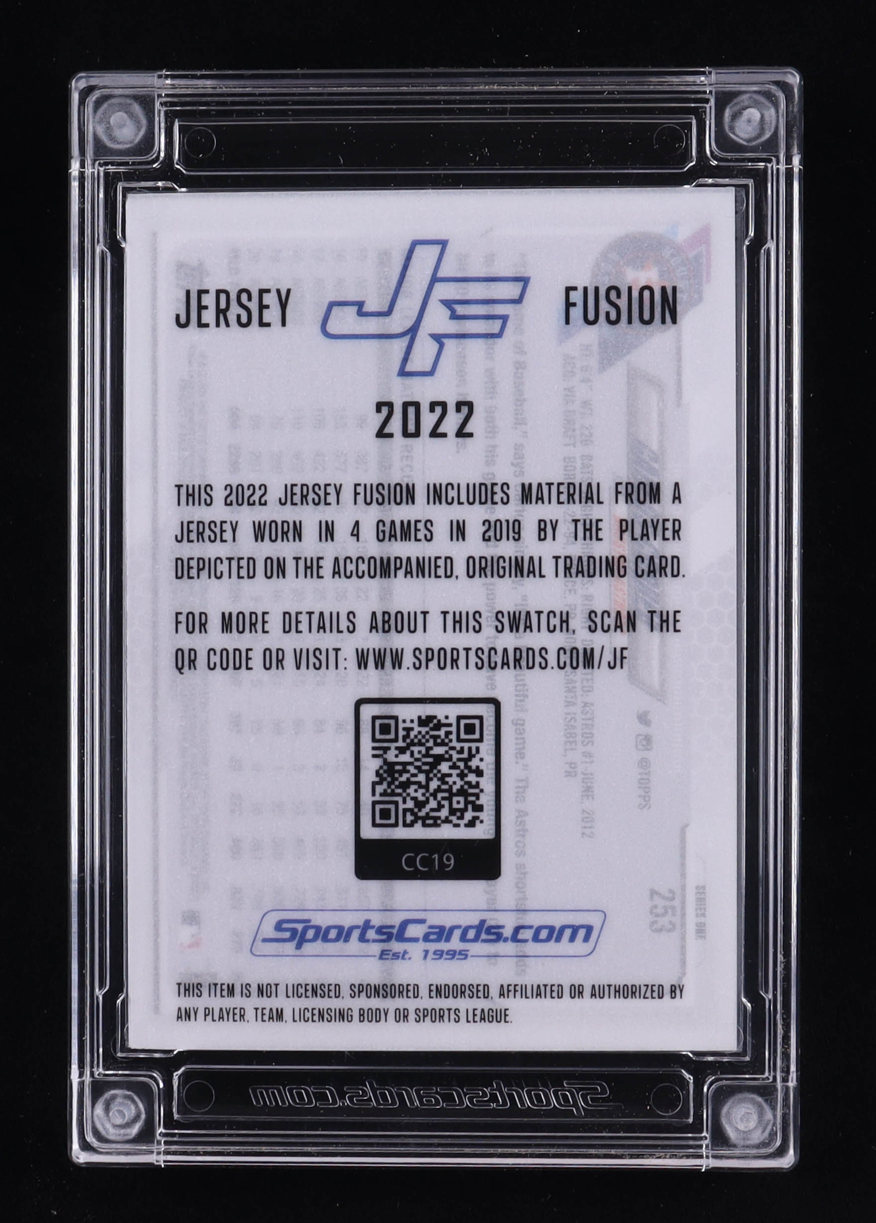 Carlos Correa 2022 Jersey Fusion Game Used Swatch #CC19 at PristineAuction.com Carlos Correa 2022 Jersey Fusion Game Used Swatch #CC19 at PristineAuction.com