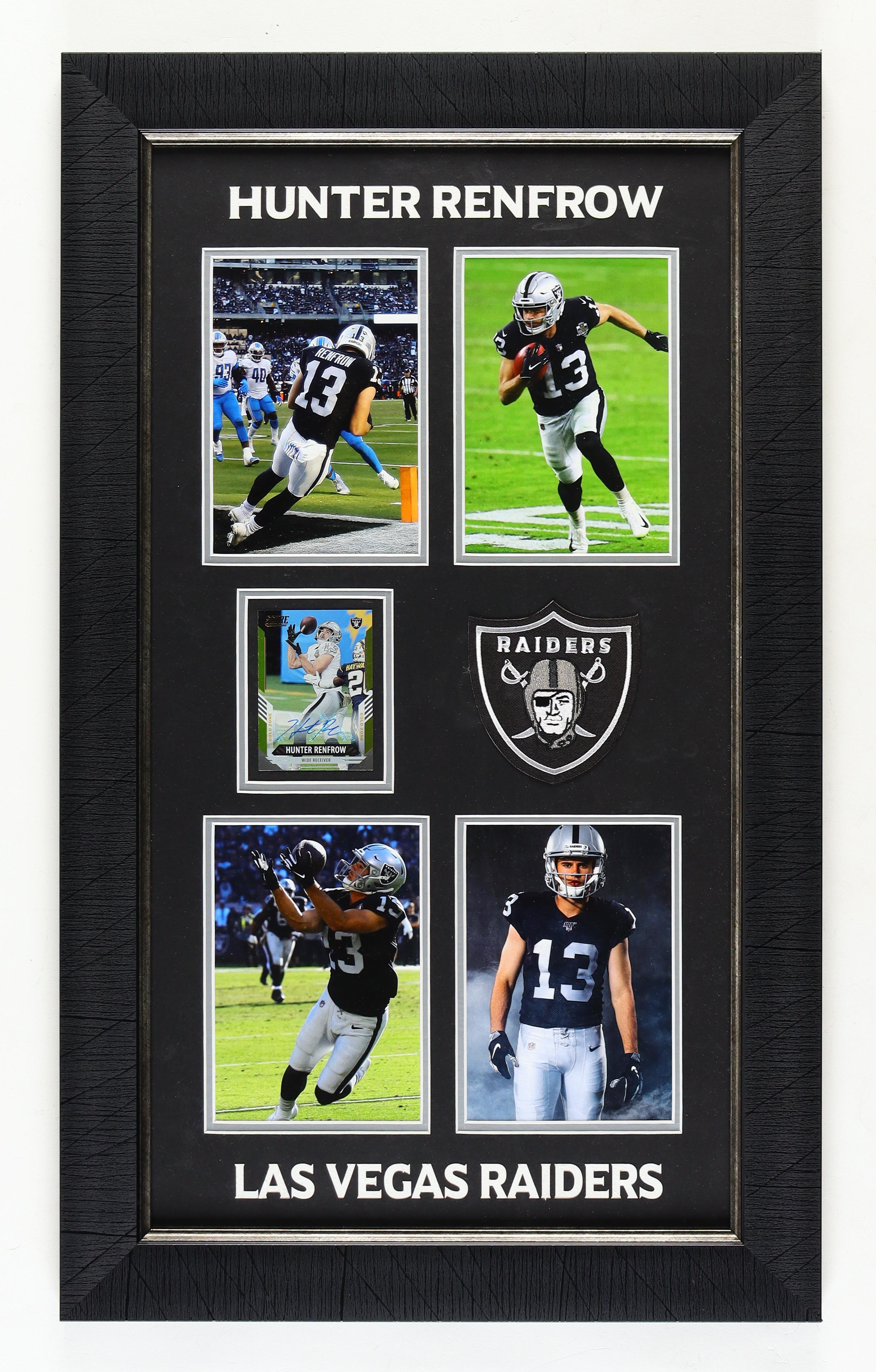 Hunter Renfrow Signed Custom Framed Card Display at PristineAuction.com Hunter Renfrow Signed Custom Framed Card Display at PristineAuction.com