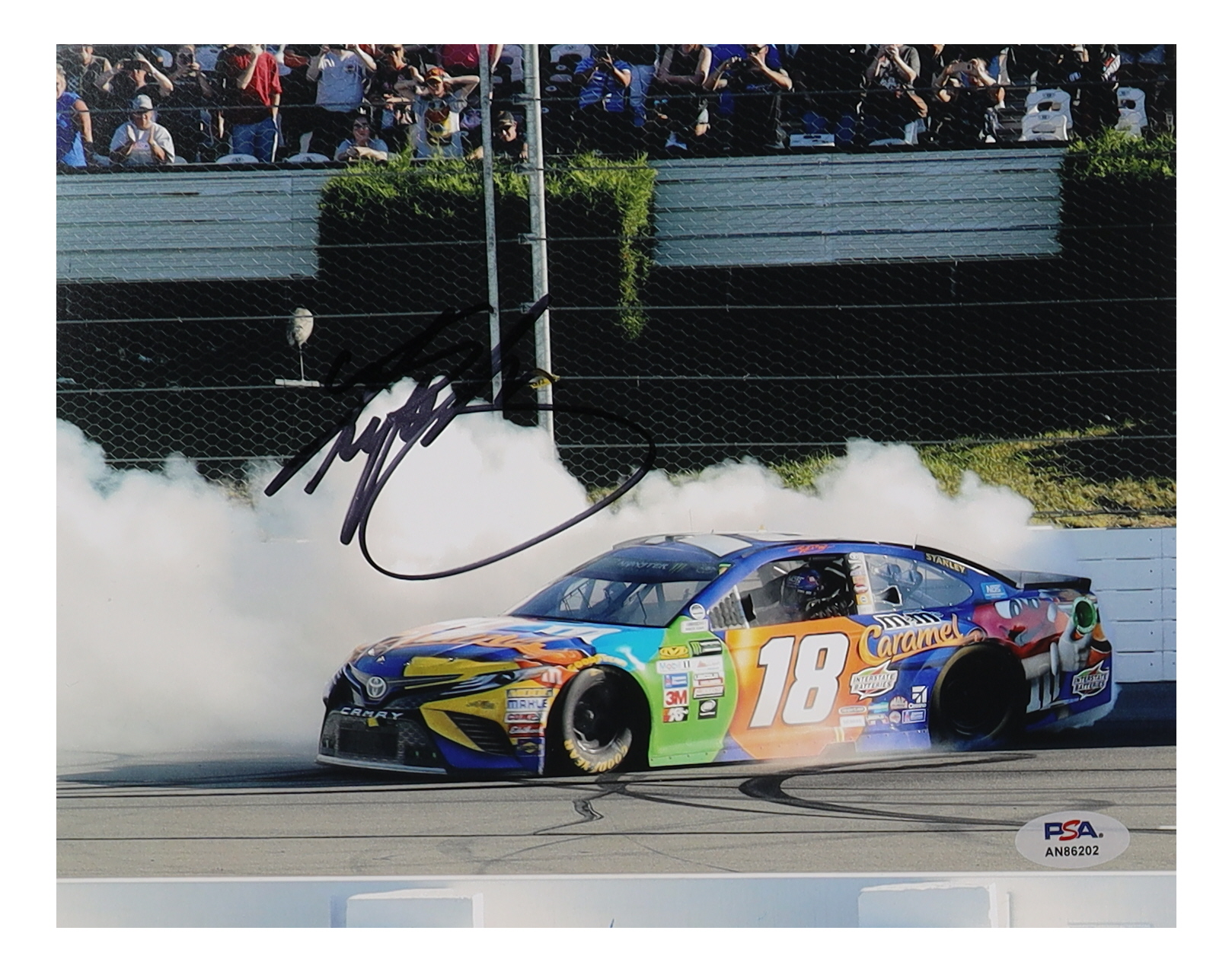 Kyle Busch Signed NASCAR 8x10 Photo (PSA) at PristineAuction.com Kyle Busch Signed NASCAR 8x10 Photo (PSA) at PristineAuction.com