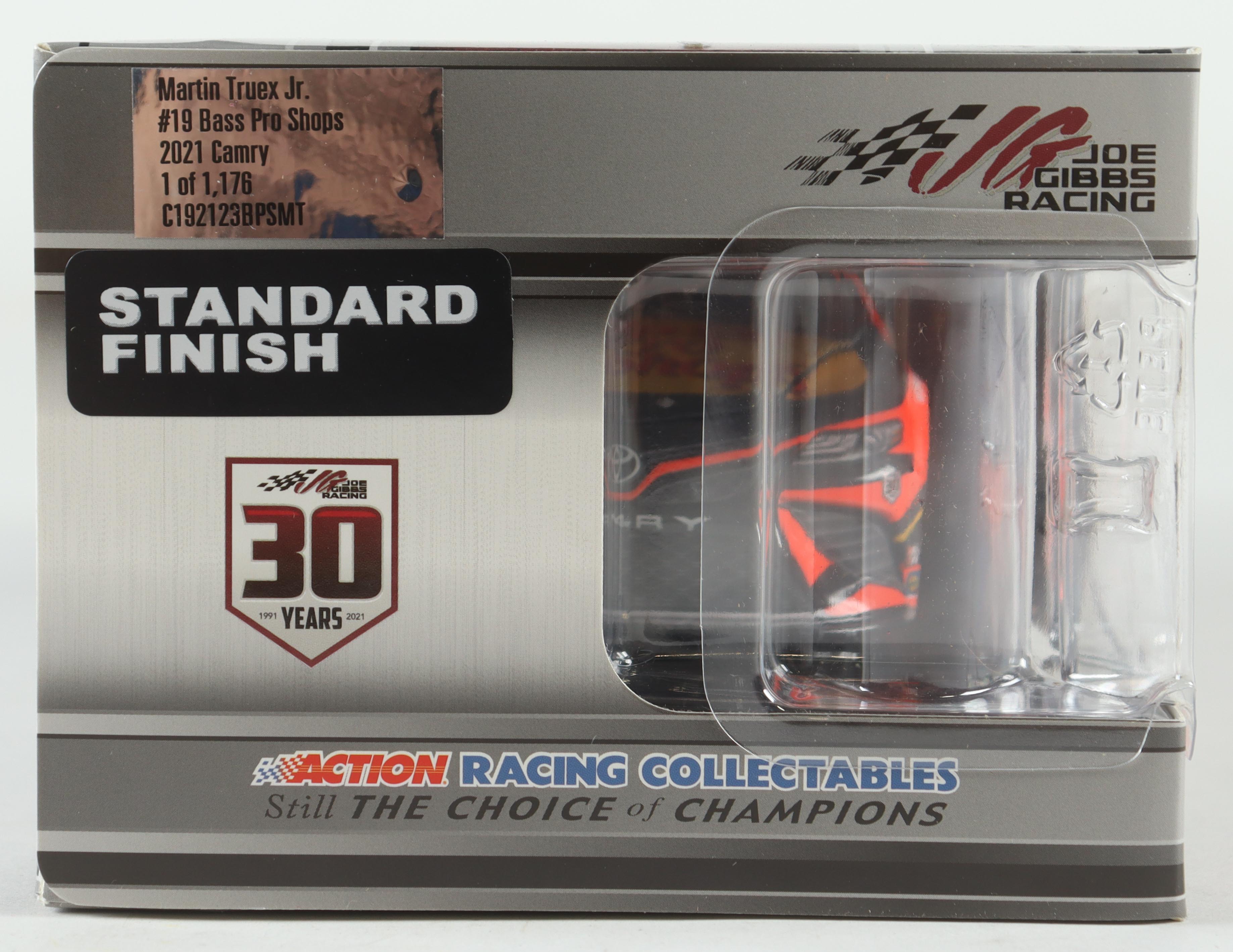 Martin Truex Jr. 2021 Camry NASCAR #19 Bass Pro Shops- 1:24 Premium Action Diecast Car at PristineAuction.com Martin Truex Jr. 2021 Camry NASCAR #19 Bass Pro Shops- 1:24 Premium Action Diecast Car at PristineAuction.com