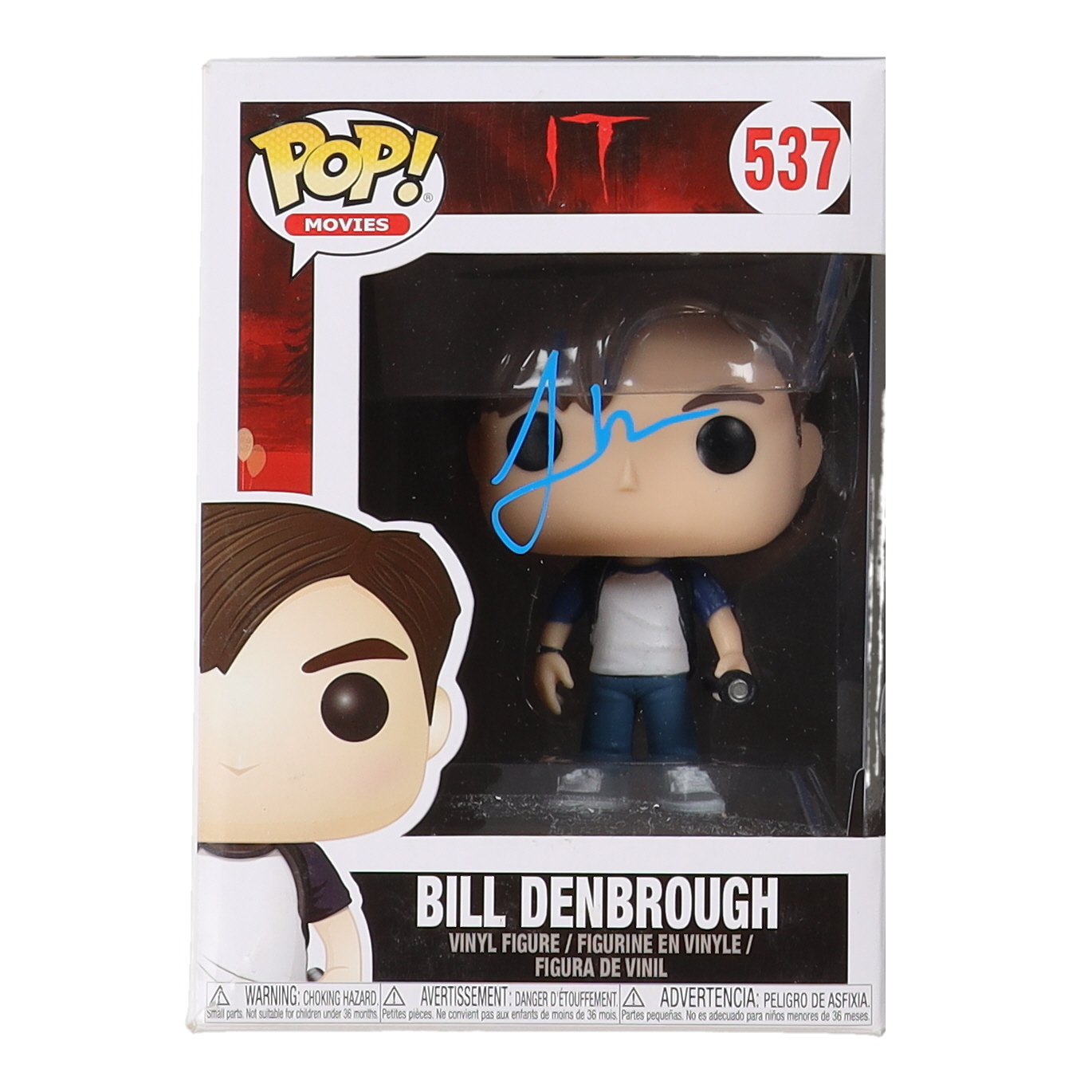 Jaeden Martell Signed "IT" #537 Bill Denbrough Funko Pop! Vinyl Figure (AutographCOA) at PristineAuction.com Jaeden Martell Signed "IT" #537 Bill Denbrough Funko Pop! Vinyl Figure (AutographCOA) at PristineAuction.com