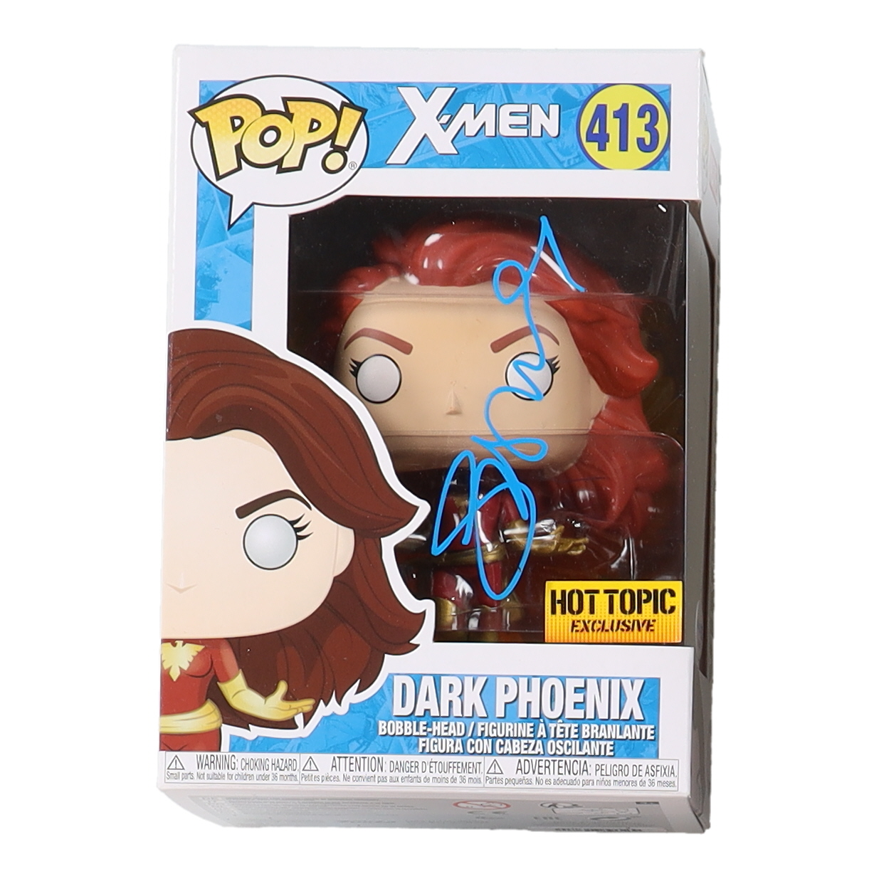 Sophie Turner Signed "X-Men" #413 Dark Phoenix Funko Pop! Vinyl Figure (ACOA) at PristineAuction.com Sophie Turner Signed "X-Men" #413 Dark Phoenix Funko Pop! Vinyl Figure (ACOA) at PristineAuction.com