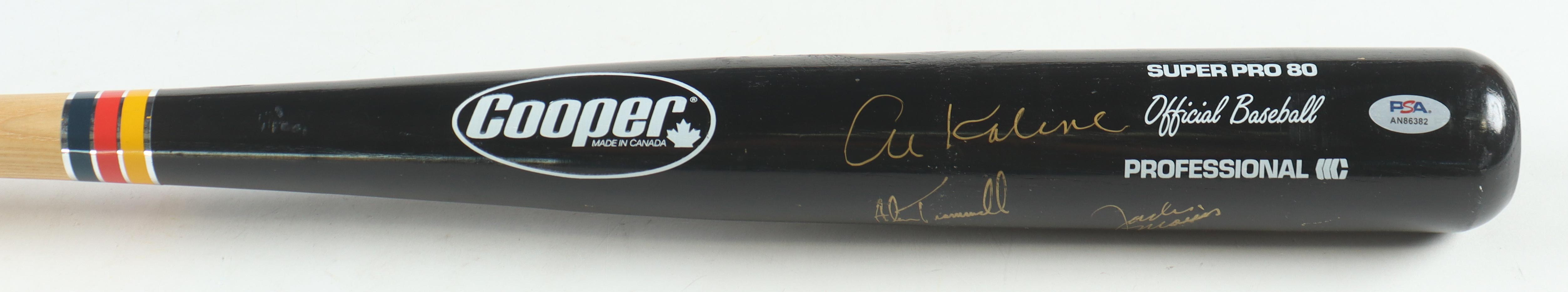 Alan Trammell, Lou Whittaker, Al Kaline & Jack Morris Signed Cooper Baseball Bat (PSA) at PristineAuction.com Alan Trammell, Lou Whittaker, Al Kaline & Jack Morris Signed Cooper Baseball Bat (PSA) at PristineAuction.com