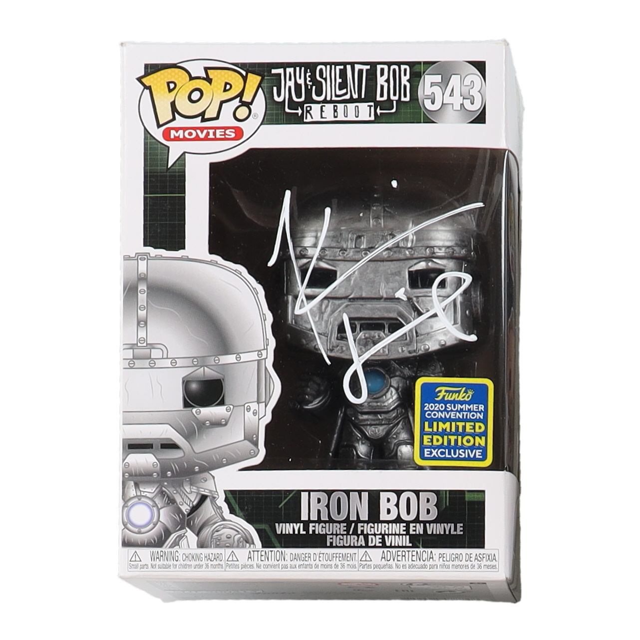 Kevin Smith Signed "Jay & Silent Bob: Reboot" #543 Iron Bob Funko Pop! Vinyl Figure (PSA) at PristineAuction.com Kevin Smith Signed "Jay & Silent Bob: Reboot" #543 Iron Bob Funko Pop! Vinyl Figure (PSA) at PristineAuction.com