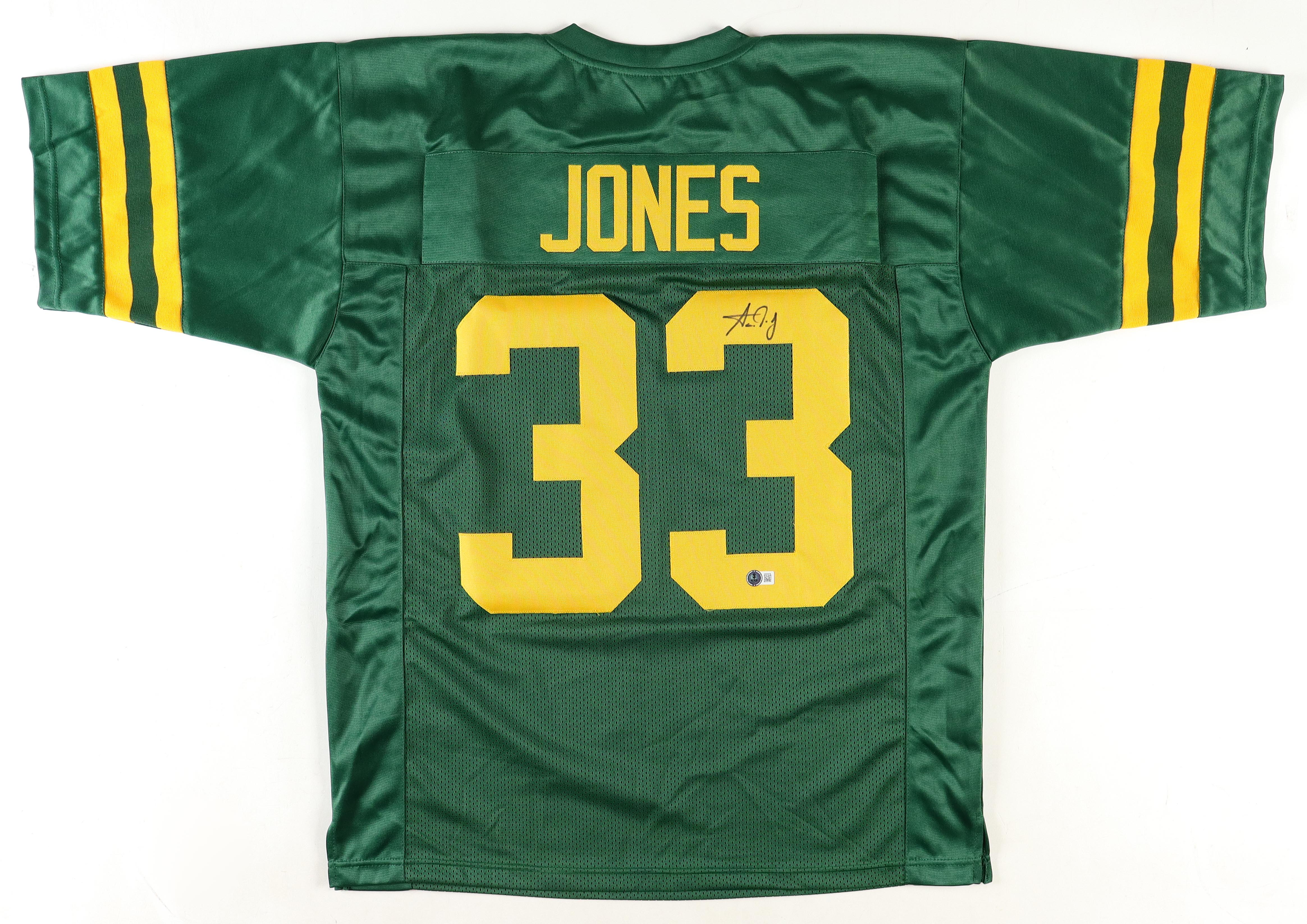 Aaron Jones Signed Jersey (Beckett) at PristineAuction.com Aaron Jones Signed Jersey (Beckett) at PristineAuction.com