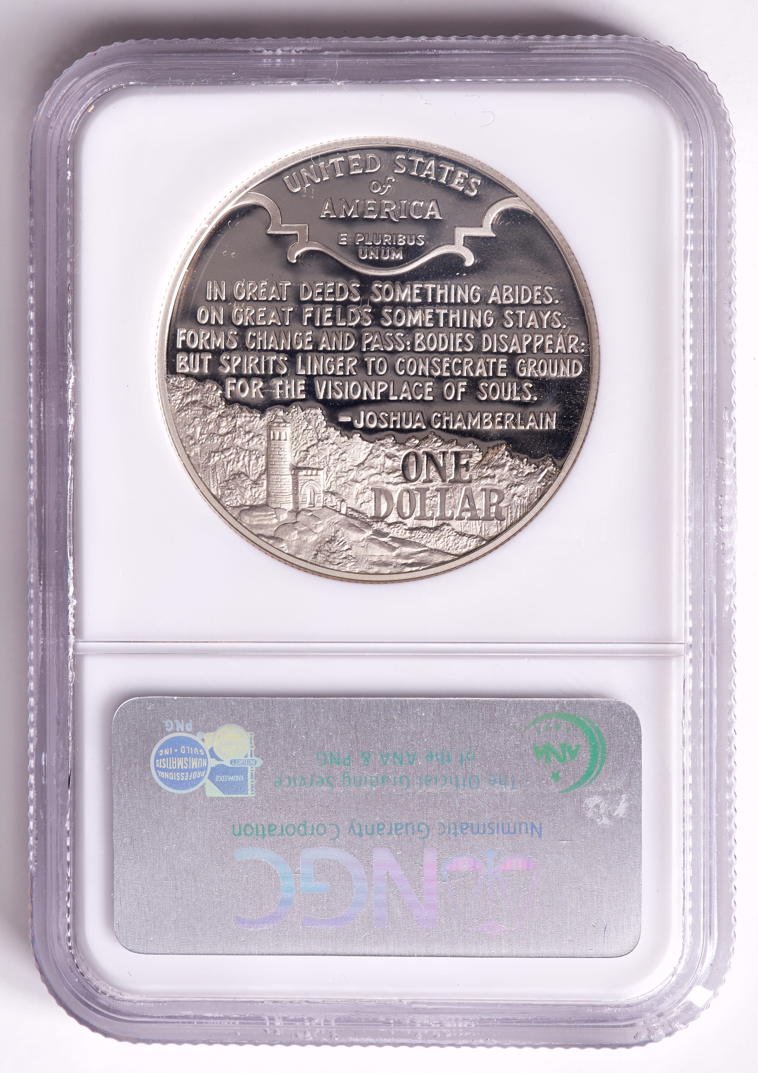 1995-S Civil War Battlefield Preservation Silver Dollar (NGC Proof 69 Ultra Cameo) at PristineAuction.com 1995-S Civil War Battlefield Preservation Silver Dollar (NGC Proof 69 Ultra Cameo) at PristineAuction.com