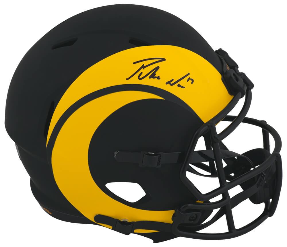 Puka Nacua Signed Rams Full-Size Eclipse Alternate Speed Helmet (Fanatics) at PristineAuction.com Puka Nacua Signed Rams Full-Size Eclipse Alternate Speed Helmet (Fanatics) at PristineAuction.com