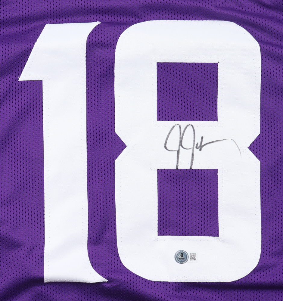 Justin Jefferson Signed Jersey (Beckett) at PristineAuction.com Justin Jefferson Signed Jersey (Beckett) at PristineAuction.com