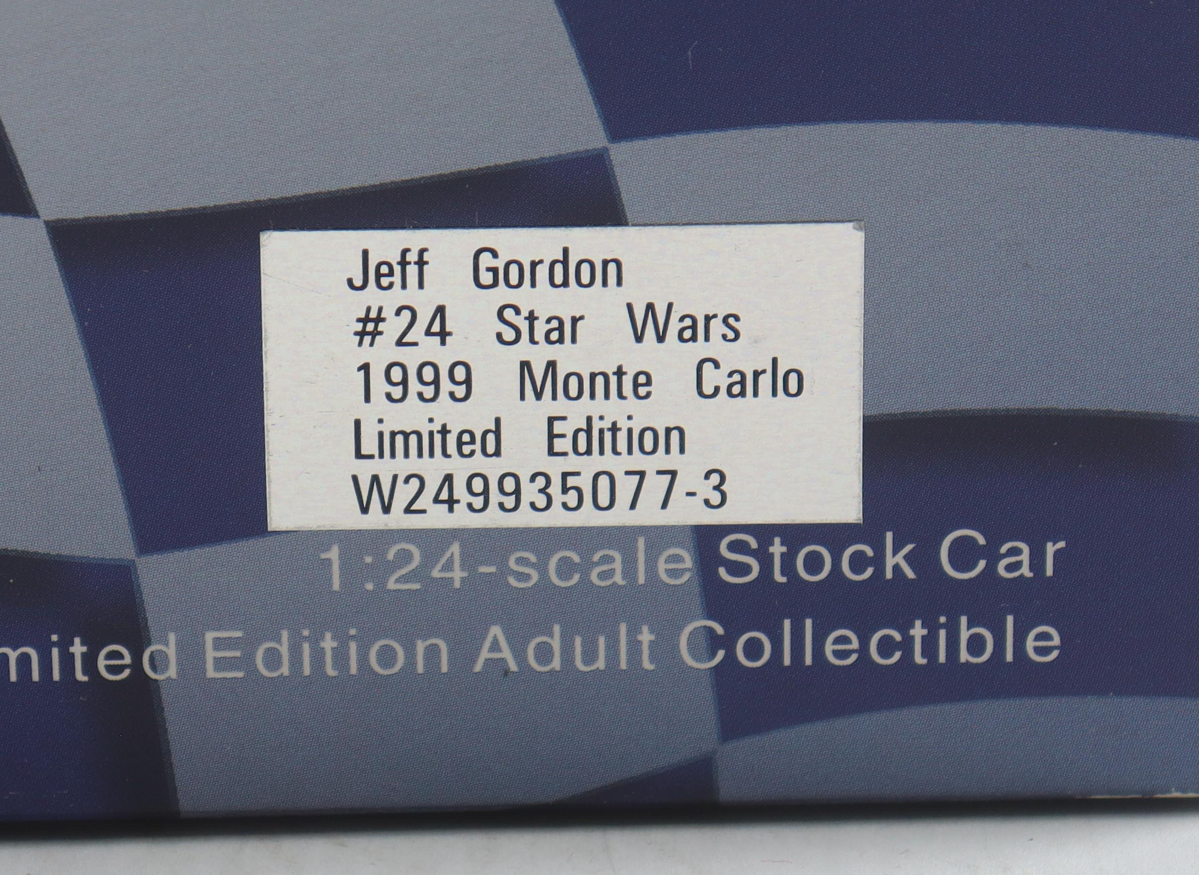 Jeff Gordon LE #24 Star Wars 1999 Monte Carlo 1:24 Die-Cast Car at PristineAuction.com Jeff Gordon LE #24 Star Wars 1999 Monte Carlo 1:24 Die-Cast Car at PristineAuction.com