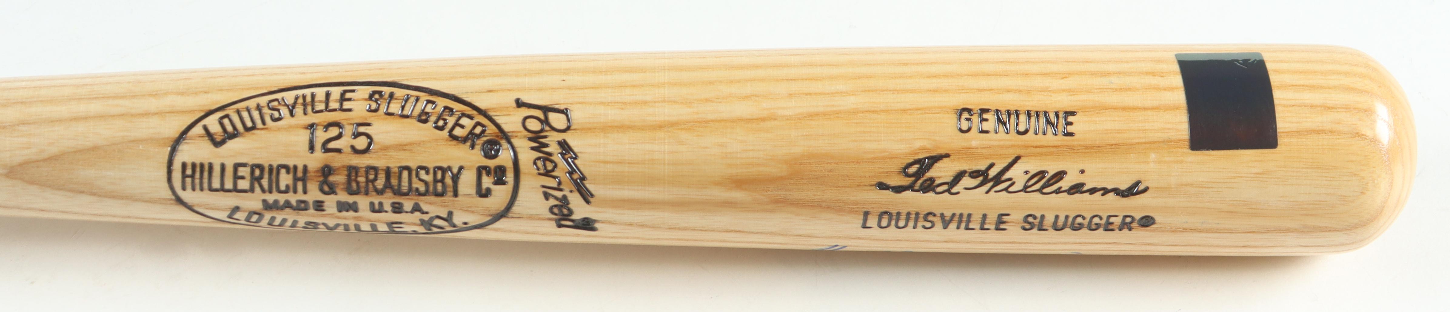 Ted Williams Signed Louisville Slugger Baseball Bat (Williams) at PristineAuction.com Ted Williams Signed Louisville Slugger Baseball Bat (Williams) at PristineAuction.com