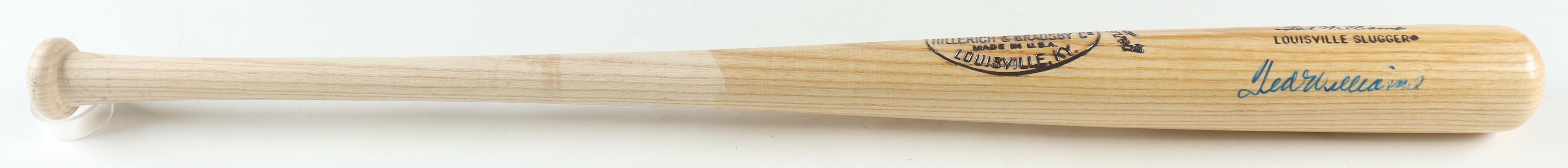 Ted Williams Signed Louisville Slugger Baseball Bat (Williams) at PristineAuction.com Ted Williams Signed Louisville Slugger Baseball Bat (Williams) at PristineAuction.com