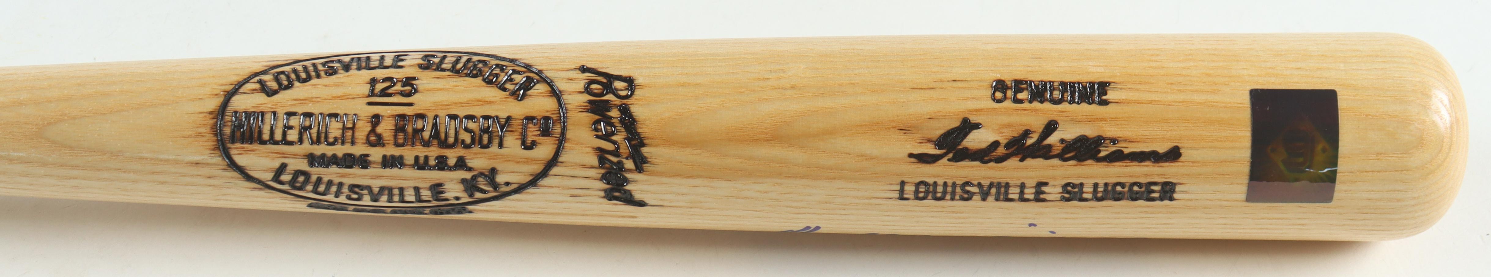 Ted Williams Signed Louisville Slugger Baseball Bat (Williams) at PristineAuction.com Ted Williams Signed Louisville Slugger Baseball Bat (Williams) at PristineAuction.com