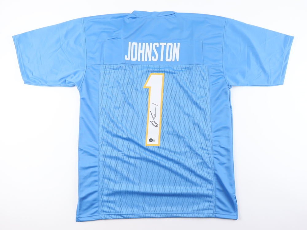 Quentin Johnston Signed Jersey (Beckett) at PristineAuction.com Quentin Johnston Signed Jersey (Beckett) at PristineAuction.com