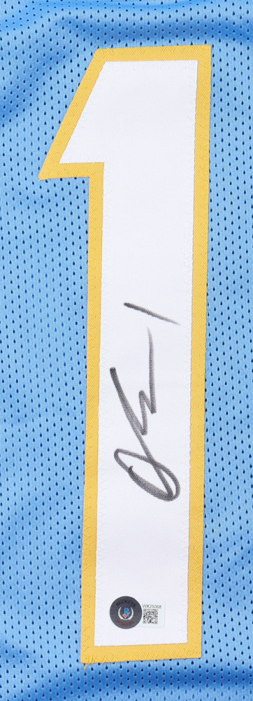 Quentin Johnston Signed Jersey (Beckett) at PristineAuction.com Quentin Johnston Signed Jersey (Beckett) at PristineAuction.com