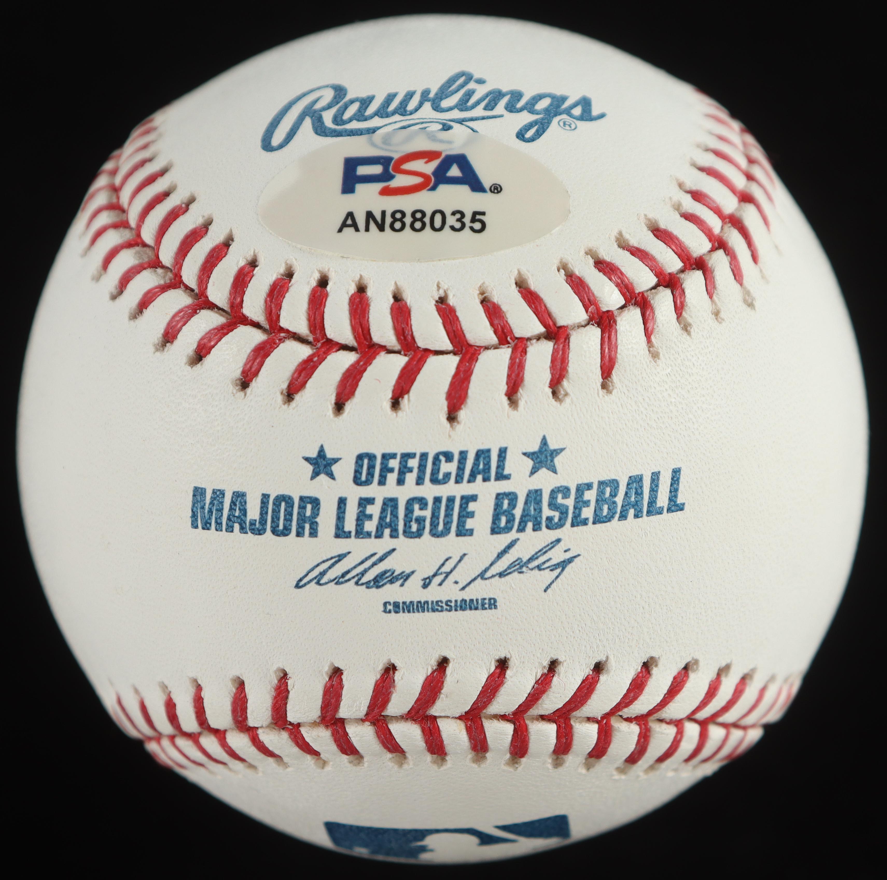 Pete Rose Signed OML Baseball Inscribed "4256" with Reds Display Case (PSA) at PristineAuction.com Pete Rose Signed OML Baseball Inscribed "4256" with Reds Display Case (PSA) at PristineAuction.com