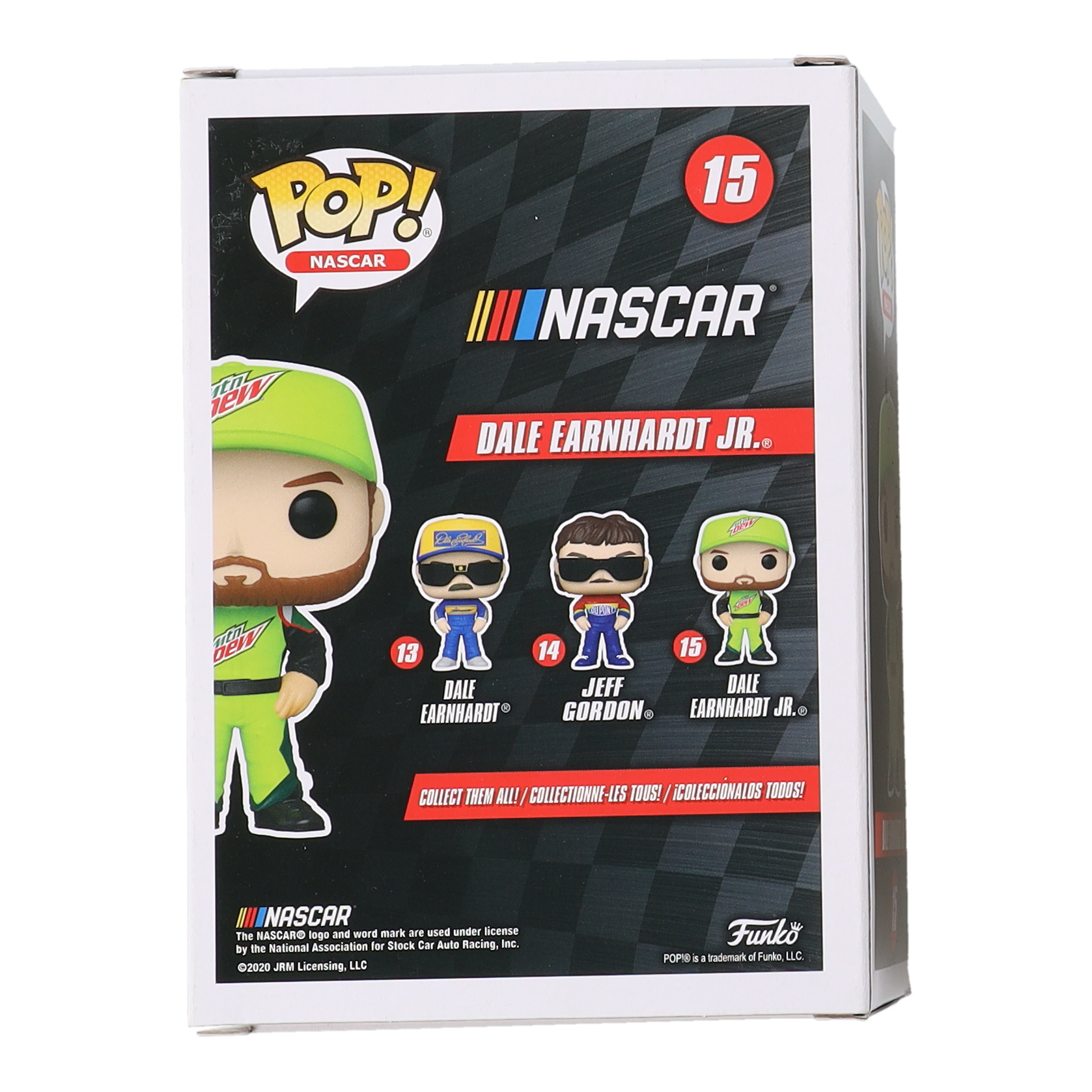 Dale Earnhardt Jr. Signed NASCAR "Mountain Dew" #15 Funko Pop! Vinyl Figure (Earnhardt Jr.) at PristineAuction.com Dale Earnhardt Jr. Signed NASCAR "Mountain Dew" #15 Funko Pop! Vinyl Figure (Earnhardt Jr.) at PristineAuction.com