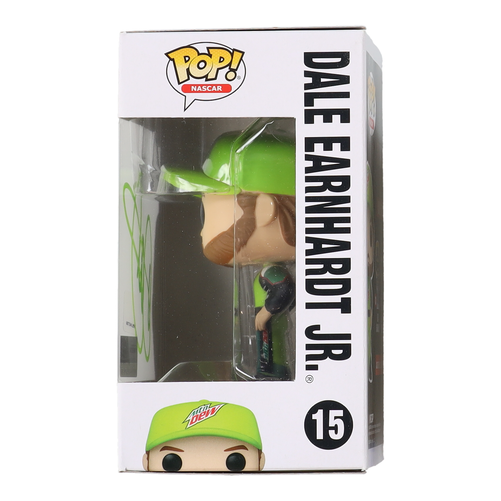 Dale Earnhardt Jr. Signed NASCAR "Mountain Dew" #15 Funko Pop! Vinyl Figure (Earnhardt Jr.) at PristineAuction.com Dale Earnhardt Jr. Signed NASCAR "Mountain Dew" #15 Funko Pop! Vinyl Figure (Earnhardt Jr.) at PristineAuction.com