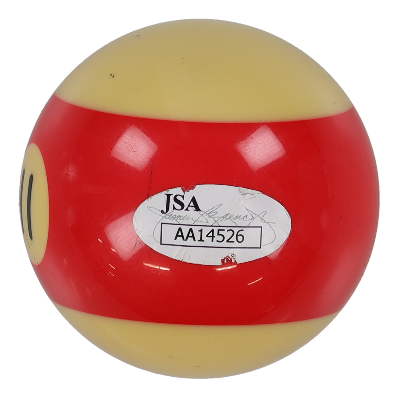 Willie Mosconi Signed #11 Billiard Ball (JSA) at PristineAuction.com Willie Mosconi Signed #11 Billiard Ball (JSA) at PristineAuction.com