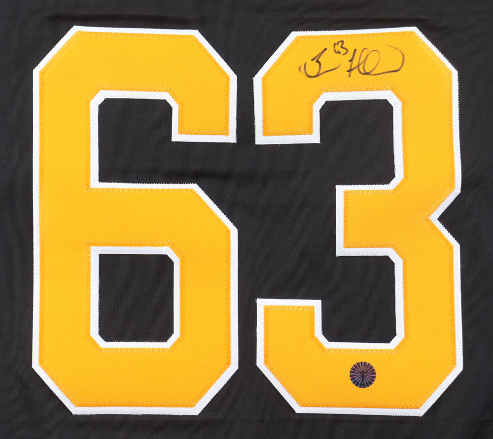 Brad Marchand Signed #63 Jersey Swatch (Marchand) at PristineAuction.com Brad Marchand Signed #63 Jersey Swatch (Marchand) at PristineAuction.com