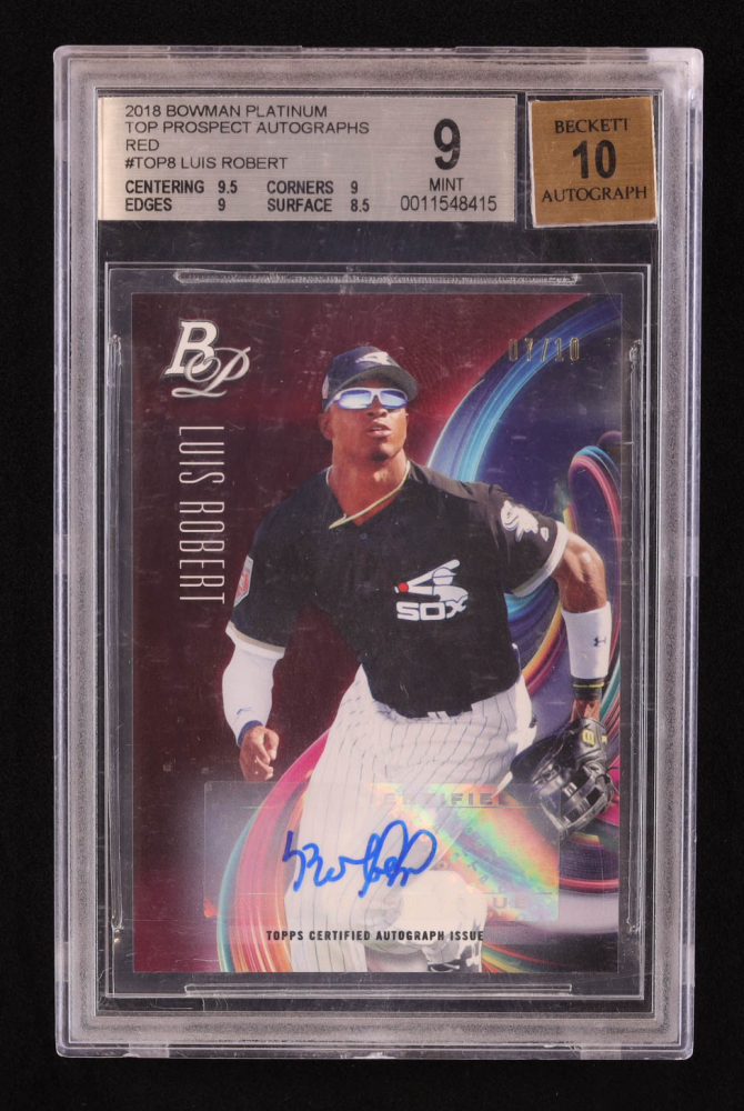 Luis Robert Rookie 2020 Bowman Prospects #BP-150 White Sox Phenom 
