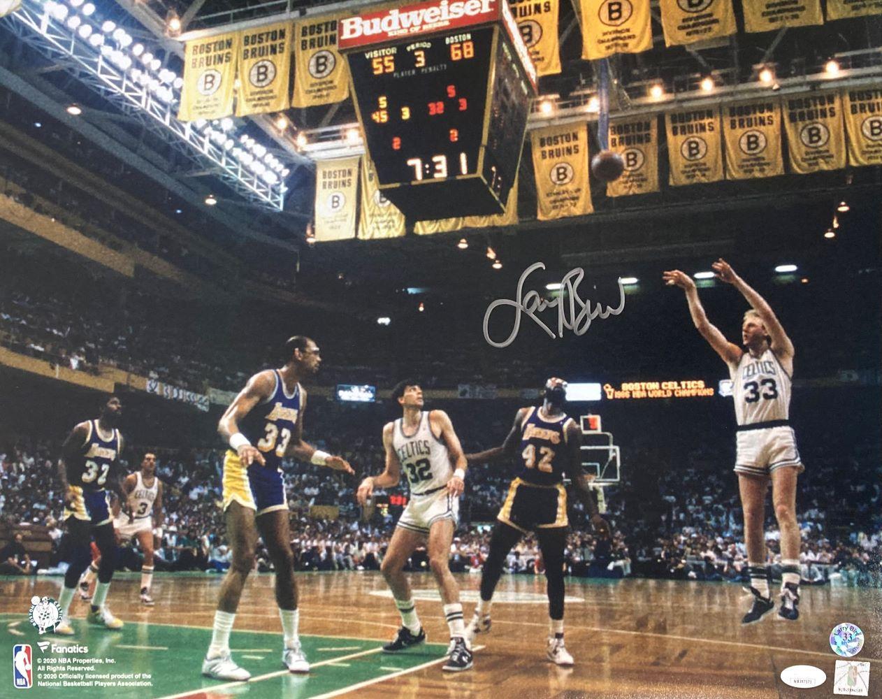 Larry Bird Signed Celtics 16x20 Photo (JSA & Bird) at PristineAuction.com Larry Bird Signed Celtics 16x20 Photo (JSA & Bird) at PristineAuction.com
