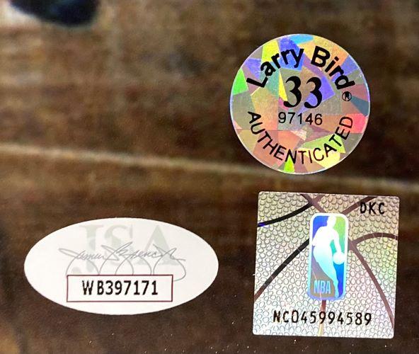 Larry Bird Signed Celtics 16x20 Photo (JSA & Bird) at PristineAuction.com Larry Bird Signed Celtics 16x20 Photo (JSA & Bird) at PristineAuction.com