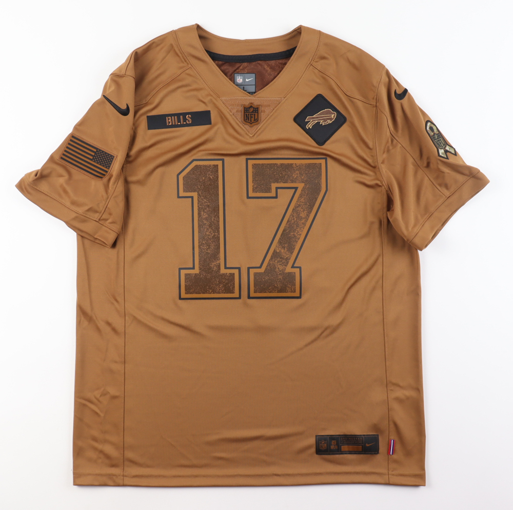 Josh Allen Signed Nike Vapor Limited Salute to Service Bills Jersey (Beckett) at PristineAuction.com Josh Allen Signed Nike Vapor Limited Salute to Service Bills Jersey (Beckett) at PristineAuction.com
