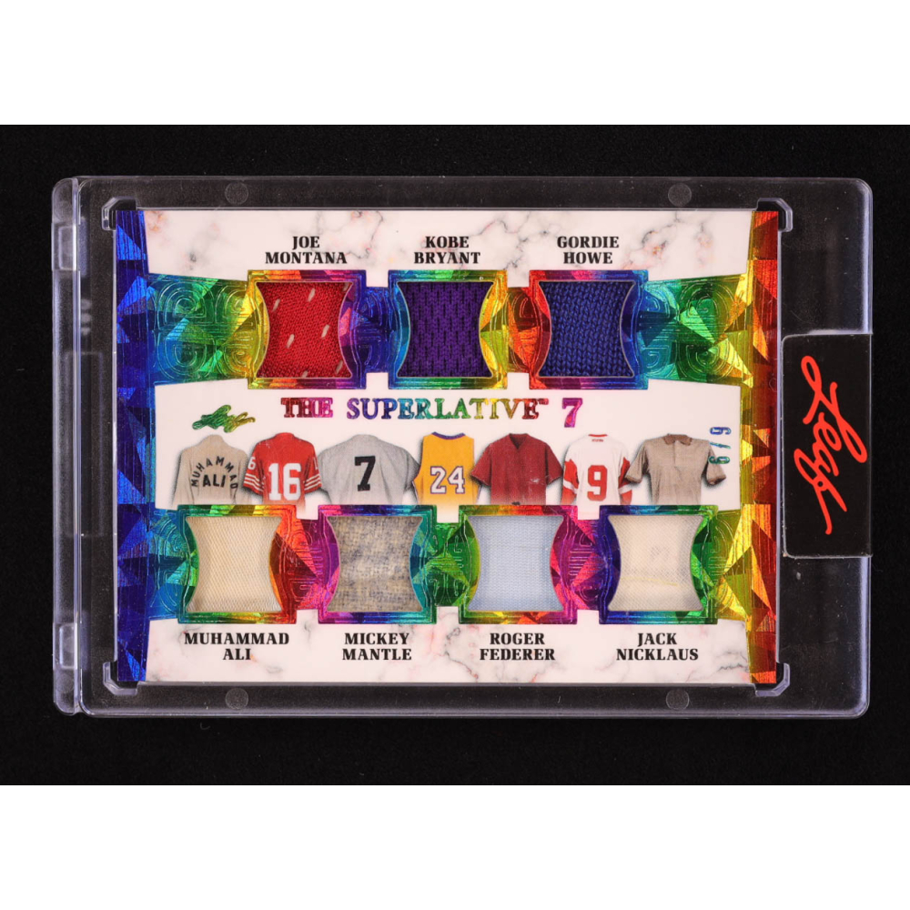 Carte De Sport Collection Leaf - Walter Payton, Muhammad Ali, Etc., Avec Morceau De Maillot Authentique