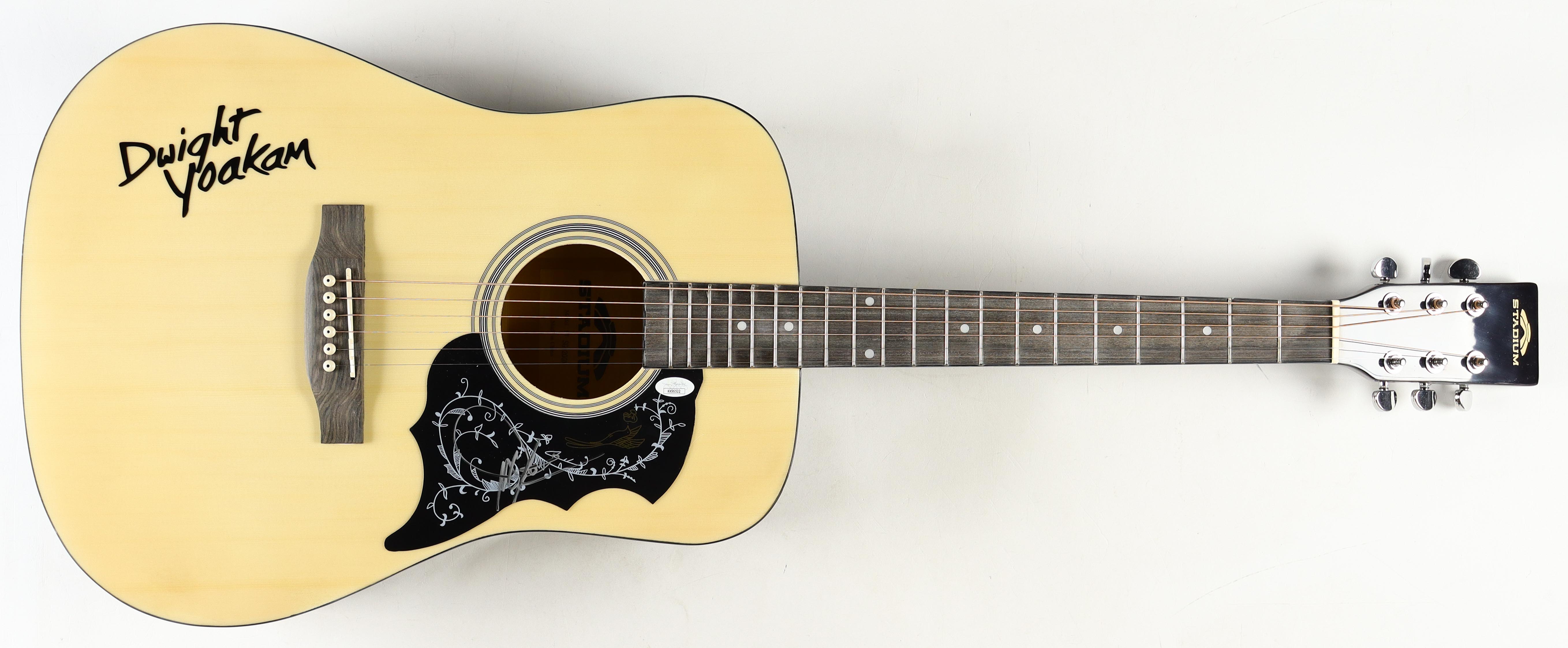 Dwight Yoakam Signed 40" Acoustic Guitar (JSA) at PristineAuction.com Dwight Yoakam Signed 40" Acoustic Guitar (JSA) at PristineAuction.com