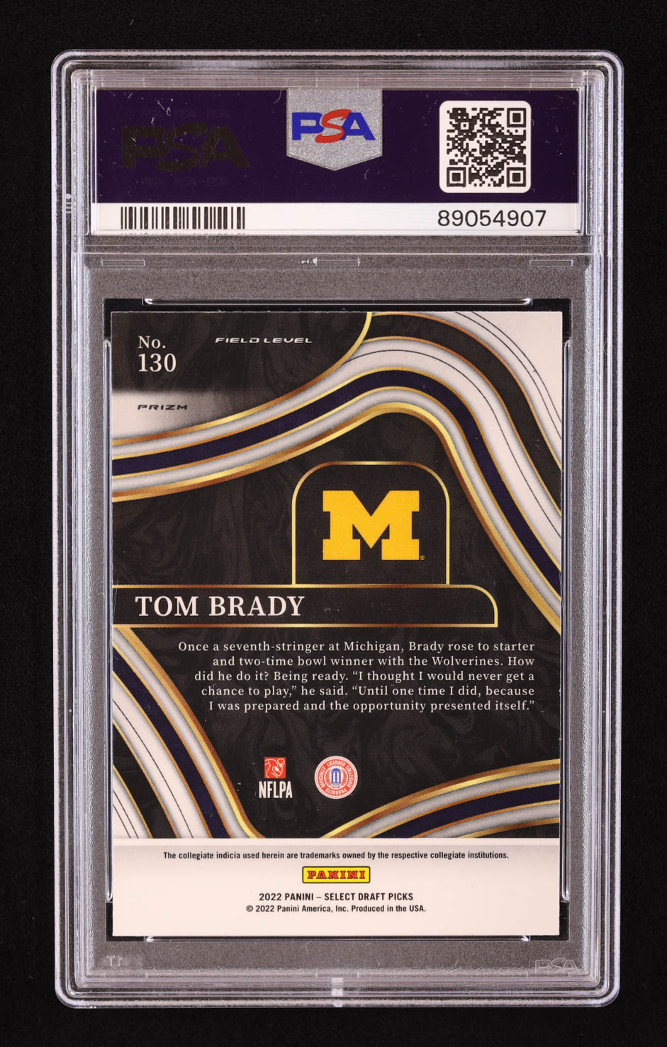 Tom Brady 2022 Select Draft Picks Prizms Dragon Scale #130 (PSA 10) at PristineAuction.com Tom Brady 2022 Select Draft Picks Prizms Dragon Scale #130 (PSA 10) at PristineAuction.com
