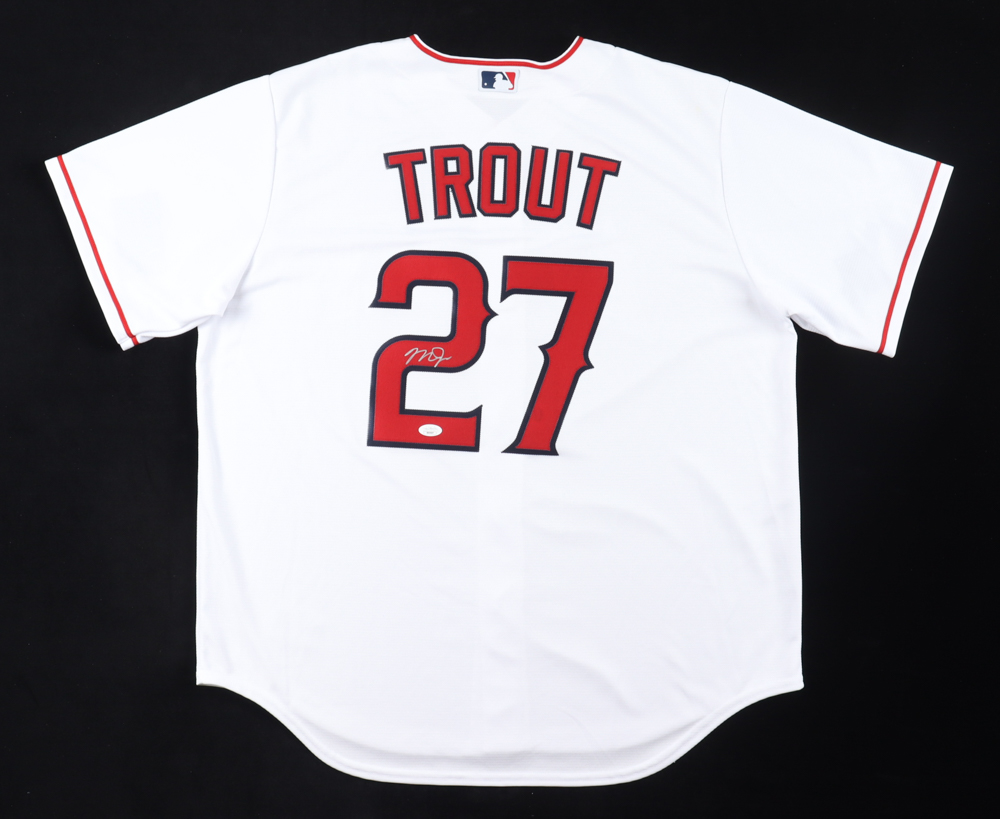 Mike Trout Signed Angels Jersey (JSA) at PristineAuction.com Mike Trout Signed Angels Jersey (JSA) at PristineAuction.com